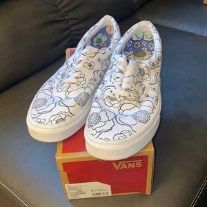 Vans Shoes | Vans Era U Color (Floral) | Color: Black/White |